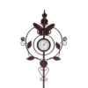 Evergreen Flag Beautiful Butterfly Thermometer Garden Stake - 9 X 32 X 1 Inches