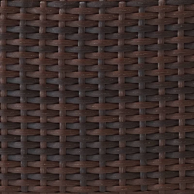 Catalina 2pc Outdoor Wicker Sectional Set - Sand - Crosley 6 Catalina 2pc Outdoor Wicker Sectional Set - Sand - Crosley - Image 6