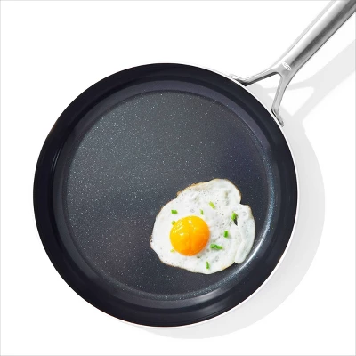 OXO 12" Mira Tri-Ply Stainless Steel Non-Stick Open Frypan Silver 3 OXO 12" Mira Tri-Ply Stainless Steel Non-Stick Open Frypan Silver - Image 3