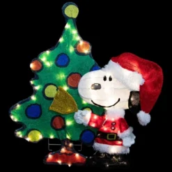 Northlight 32" LED Lighted Peanuts Snoopy And Christmas Tree Outdoor Decoration - Clear Lights -Deals Patio Elegance Store GUEST 4ac580a7 9286 42e5 a83d c95dd80dba94