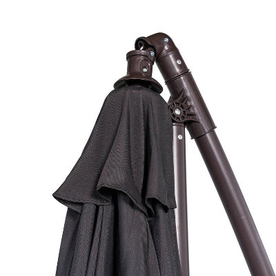 10' X 10' Captiva Cantilever Spa Side Patio Umbrella With Cover Black - Island Umbrella 4 10' X 10' Captiva Cantilever Spa Side Patio Umbrella With Cover Black - Island Umbrella - Image 4