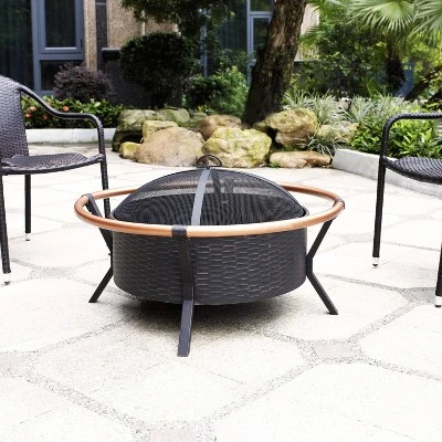 Yuma Fire Pit - Black - Crosley 2 Yuma Fire Pit - Black - Crosley - Image 2