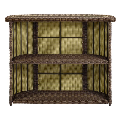 Bradenton Outdoor Wicker Bar - Crosley 1 Bradenton Outdoor Wicker Bar - Crosley