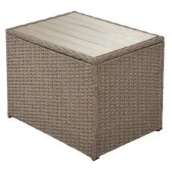 Outdoor Patio 6-Piece PE Wicker Sectional Sofa With 2 Coffee Tables, Brown Wicker + Beige Cushions - ModernLuxe -Deals Patio Elegance Store GUEST 4d0a1752 026a 4a0f 8b96 2d36d1556a77