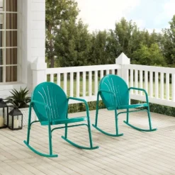 Griffith Set Of 2 Metal Rocking Chairs - Crosley -Deals Patio Elegance Store GUEST 4d8ec5fb 999e 43ca bacb 938747ed62e7