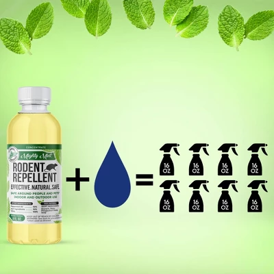 Mighty Mint Rodent Repellent Concentrate - 8oz 1 Mighty Mint Rodent Repellent Concentrate - 8oz