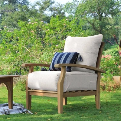 Cambridge Casual Caterina Teak Outdoor Patio Arm Chair 4 Cambridge Casual Caterina Teak Outdoor Patio Arm Chair - Image 4