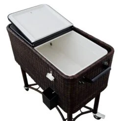 80qt Portable Rolling Patio Cooler Dark Wicker - Permasteel 11 80qt Portable Rolling Patio Cooler Dark Wicker - Permasteel -Deals Patio Elegance Store GUEST 4e5c54db 6ba7 4a88 9dfc b133ea0ccda9