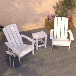Merrick Lane Set Of 2 All-Weather Adirondack Patio Chairs With Matching Side Table -Deals Patio Elegance Store GUEST 4f3e9fac d2f3 4334 9a40 5a1039bb3752
