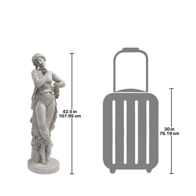 Design Toscano Dancer With Finger On Chin Sculpture (c.1809) 2 Design Toscano Dancer With Finger On Chin Sculpture (c.1809) - Image 2