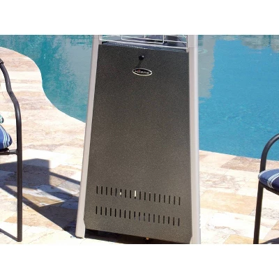 Glass Tube Outdoor Patio Heater Hammered Silver - AZ Patio Heaters 5 Glass Tube Outdoor Patio Heater Hammered Silver - AZ Patio Heaters - Image 5