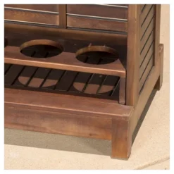 Riviera Acacia Wood Bar - Rich Mahogany - Christopher Knight Home 7 Riviera Acacia Wood Bar - Rich Mahogany - Christopher Knight Home -Deals Patio Elegance Store GUEST 507e18b9 03d1 4c33 ad84 1ad9418cbb0a