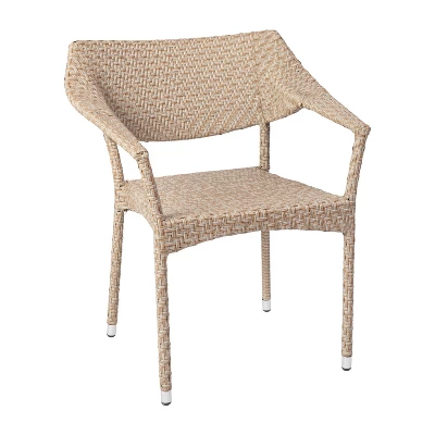 Flash Furniture Jace Commercial Grade Stacking Patio Chair, All Weather PE Rattan Wicker Patio Dining Chair 11 Flash Furniture Jace Commercial Grade Stacking Patio Chair, All Weather PE Rattan Wicker Patio Dining Chair - Image 11