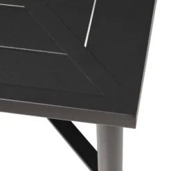 7pc Outdoor Dining Set With 6 Chairs With Seat & Back Cushions & Metal Rectangle Table With Umbrella Hole - Captiva Designs -Deals Patio Elegance Store GUEST 5151e2e4 9c91 4b06 bed6 1c9ecc273d29 1