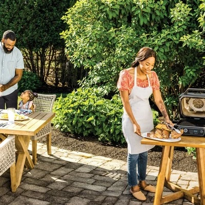 Ninja Woodfire Outdoor Grill & Smoker, 7-in-1 Master Grill, BBQ Smoker And Air Fryer With Woodfire Technology - OG701 12 Ninja Woodfire Outdoor Grill & Smoker, 7-in-1 Master Grill, BBQ Smoker And Air Fryer With Woodfire Technology - OG701 - Image 12