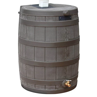 Good Ideas Rain Wizard 50 Gallon Plastic Rain Barrel Water Collector With Brass Spigot 6 Good Ideas Rain Wizard 50 Gallon Plastic Rain Barrel Water Collector With Brass Spigot - Image 6