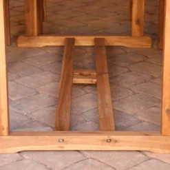 7pc Acacia Wood Patio Dining Set With Cushions - Saracina Home -Deals Patio Elegance Store GUEST 52c811ae 9d20 45a0 bcd1 03466f9c6690