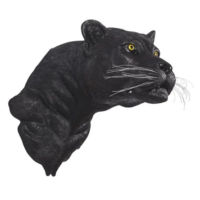 Design Toscano Shadow Predator Black Panther Wall Sculpture 2 Design Toscano Shadow Predator Black Panther Wall Sculpture - Image 2