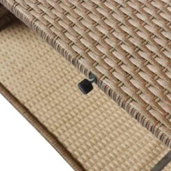 4pc Outdoor Wicker Conversation Set With Cushions - Beige - GODEER -Deals Patio Elegance Store GUEST 54d45546 a2a7 4f72 9dca 7c248b66f9bc