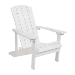Merrick Lane Set Of 2 All-Weather Adirondack Patio Chairs With Matching Side Table -Deals Patio Elegance Store GUEST 551ff788 842d 4186 a3cf bf6848ecd1f5
