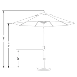 9' X 9' Aluminum Push Button Tilt Crank Sunbrella Patio Umbrella Blue - California Umbrella 9 9' X 9' Aluminum Push Button Tilt Crank Sunbrella Patio Umbrella Blue - California Umbrella -Deals Patio Elegance Store GUEST 56385aca 6469 4b17 8a02 038e00fd7ed5