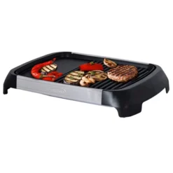 Brentwood Select TS-641 1200 Watt Electric Indoor Grill & Griddle In Stainless Steel -Deals Patio Elegance Store GUEST 56e5bac7 2b41 428e 8380 8d426f56c01c