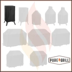 Pure Grill 40-inch Smoker BBQ Grill Cover For Electric Vertical Smokers, Universal Fit Cover - 24" X 17" X 38" -Deals Patio Elegance Store GUEST 57d7d717 cd6d 413f b6cb c6b7bde53f5d