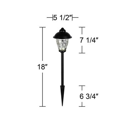 John Timberland Concord Black Finish Low Voltage 18" High LED Landscape Light 7 John Timberland Concord Black Finish Low Voltage 18" High LED Landscape Light - Image 7