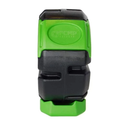 FCMP Outdoor RC2000WB-GRN 19-Gal 2.5 Cu Ft Plastic Resin Single Chamber Half Size Rolling Composter Outdoor Rotating Garden Compost Bin 4 FCMP Outdoor RC2000WB-GRN 19-Gal 2.5 Cu Ft Plastic Resin Single Chamber Half Size Rolling Composter Outdoor Rotating Garden Compost Bin - Image 4