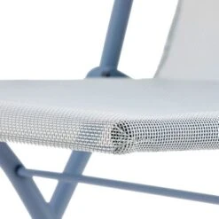 Lafuma Balcony II Colorblock Batyline Fabric Steel Frame Lightweight Foldable Portable Patio, Lawn, And Garden Bistro Chair, Ciel Sky Blue, Set Of 2 -Deals Patio Elegance Store GUEST 593d29b6 0183 42e3 871f 53ea562cad9c