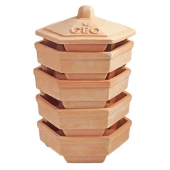 Tribest GEO Terradisiena 4-Tier Terracotta Sprouter – Brown -Deals Patio Elegance Store GUEST 598ae34a 47c2 4c40 8f39 0c68c402b31e