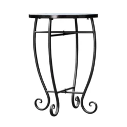 Mosaic Patio Side Table With Iron Legs - Teamson Home 17 Mosaic Patio Side Table With Iron Legs - Teamson Home -Deals Patio Elegance Store GUEST 59ddc3da 2e71 4bd7 a35b 9737c2128280