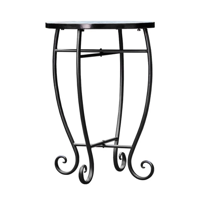 Mosaic Patio Side Table With Iron Legs - Teamson Home 8 Mosaic Patio Side Table With Iron Legs - Teamson Home - Image 8