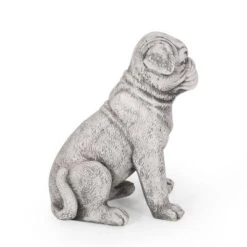 Concrete Adena Outdoor Dog Garden Statue - Antique White - Christopher Knight Home -Deals Patio Elegance Store GUEST 5a3b8ac3 34d2 4901 b98d 3089cc54942d