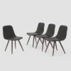 Gila 4pk Wicker Dining Chairs - Brown - Christopher Knight Home