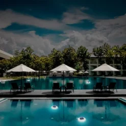 Solar LED Outdoor Pool Lights White - Techko Maid -Deals Patio Elegance Store GUEST 5d0715b3 2d5a 4ede 9de5 e2431e1bf56a