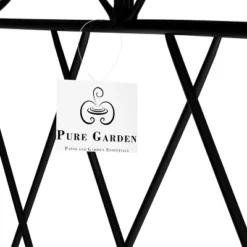 Garden Trellis For Climbing Plants - 63-Inch Decorative Lattice Metal Panel For Vines, Roses, Vegetables, Berries, And Flowers By Pure Garden (Black) -Deals Patio Elegance Store GUEST 5d4b67a3 f217 40d5 ad5c 270f67567509