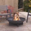 Anson Wood Burning Fire Bowl Gray - Real Flame