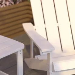 Merrick Lane Set Of 2 All-Weather Adirondack Patio Chairs With Matching Side Table -Deals Patio Elegance Store GUEST 5eba3cbc 8277 4281 b6c0 b76e11cc6c3e