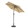 7.5' X 7.5' Bistro Market Patio Umbrella Champagne - Island Umbrella