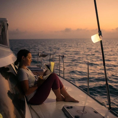 Luci Pro Series Lux Solar LED Outdoor Lantern White 9 Luci Pro Series Lux Solar LED Outdoor Lantern White - Image 9