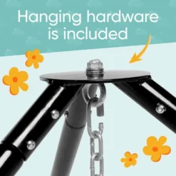 HearthSong Family HugglePod HangOut Stand For Hanging Chairs And Play Tents, Includes Hanging Hardware -Deals Patio Elegance Store GUEST 616a3236 447d 4cc1 b636 87cac32947cc