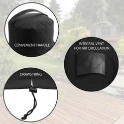 Pure Grill 27-Inch Ceramic Grill Cover For All Large Kamado Charcoal BBQ Grill Brands, Universal Fit Cover - 35" Dia X 45" H -Deals Patio Elegance Store GUEST 617e9074 72b6 4a5c ae70 0c8330c28a3c