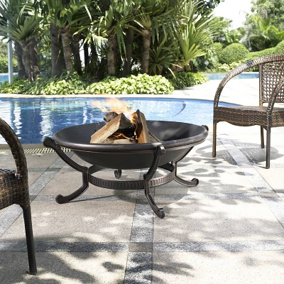 Ashland Firepit - Black - Crosley 5 Ashland Firepit - Black - Crosley - Image 5