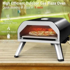 Costway Outdoor Gas Pizza Oven Portable Propane Pizza Stove With Oven Cover Pizza Stone 12 Costway Outdoor Gas Pizza Oven Portable Propane Pizza Stove With Oven Cover Pizza Stone -Deals Patio Elegance Store GUEST 63bf9501 34aa 4126 91db e687c5126d74
