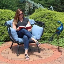 Sunnydaze Decor Sunnydaze Modern Luxury Patio Lounge Chair With Retractable Shade - Powder-Coated Aluminum Frame With Polyester Cushions And Canopy 20 Sunnydaze Decor Sunnydaze Modern Luxury Patio Lounge Chair With Retractable Shade - Powder-Coated Aluminum Frame With Polyester Cushions And Canopy -Deals Patio Elegance Store GUEST 64a6ef32 4811 4690 aec9 e000df05008f