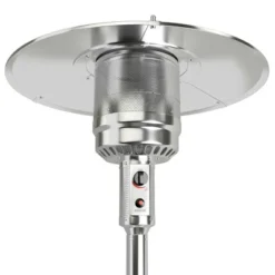 Costway 87'' Tall Patio Propane Heater 48,000 BTU W/Table & Wheels Silver -Deals Patio Elegance Store GUEST 656a2ba6 83a4 4ff4 8a7f ee7198163a39