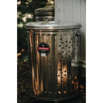 Behrens 20gal Galvanized Steel Composter Can With Lid 6 Behrens 20gal Galvanized Steel Composter Can With Lid - Image 6