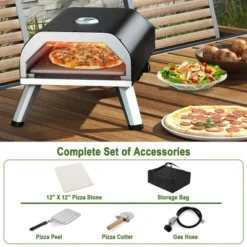 Costway Outdoor Gas Pizza Oven Portable Propane Pizza Stove With Oven Cover Pizza Stone 16 Costway Outdoor Gas Pizza Oven Portable Propane Pizza Stove With Oven Cover Pizza Stone -Deals Patio Elegance Store GUEST 697d085b ba44 49ab bd82 3285892f151e