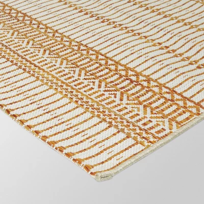 Woven Outdoor Rug Orange - Threshold™ 1 Woven Outdoor Rug Orange - Threshold™